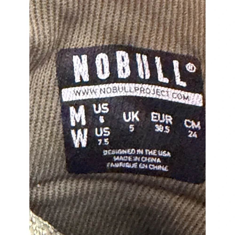 NOBULL High Top CrossFit Trainer Shoes Olive Green Gum Sole Women's 7.5